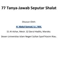 77 Tanya Jawab Seputar Solat