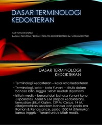 DASAR TERMINOLOGI KEDOKTERAN