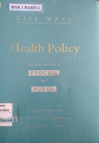 HEALTH POLICY