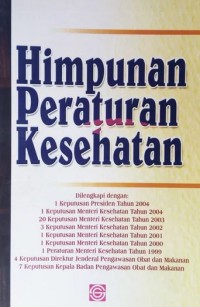 HIMPUNAN PERATURAN KESEHATAN