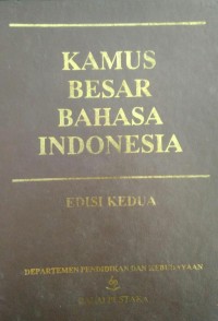 KAMUS BESAR BAHASA INDONESIA