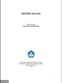 MODUL MATERI KULIAH: BAHASA INDONESIA