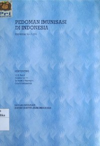 PEDOMAN IMUNISASI DI INDONESIA