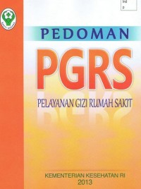 PEDOMAN PELAYANAN GIZI RUMAH SAKIT (PGRS)