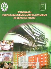 PEDOMAN PENYELENGGARAAN PELAYAN DI RUMAH SAKIT