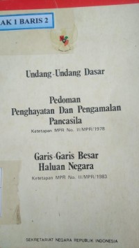 UNDANG UNDANG DASAR