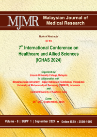 Image of MJMR Malaysian Journal Of Medical Research