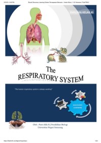 THE RESPIRATORY SYSTEM