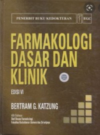 Farmakologi Dasar dan Klinik (Basic and Clinical Pharmacology)