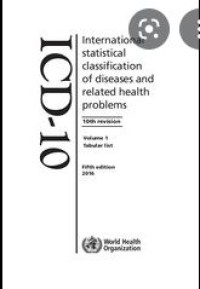 International statistical classification of diseases and related health problems