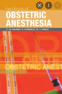 Handbook of Obstetric Anesthesia